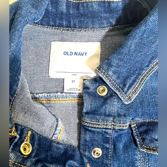 OLD NAVY Girls denim jacket 5t - Picture 3 of 4
